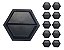 Kit 100 Formas Sextavada Lisa 20x20x6cm - FP003 (meia) - Imagem 3